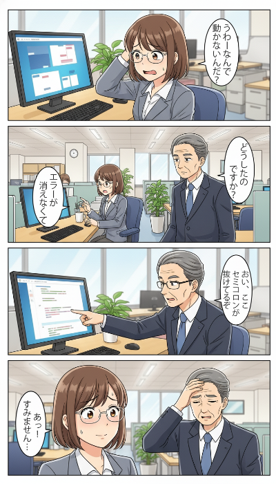 プログラムが動かない