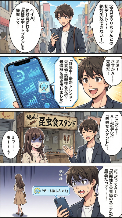 AIにいろいろ決めてもらって・・・・