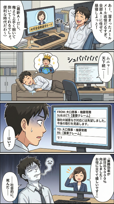 AIにいろいろ決めてもらって・・・・