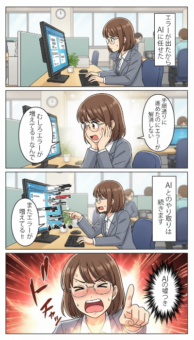 AIを信じて大失敗。